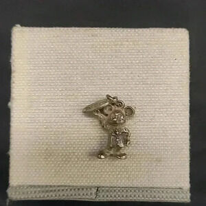1950's Disneyland Sterling Silver Mickey Mouse Bracket xharm